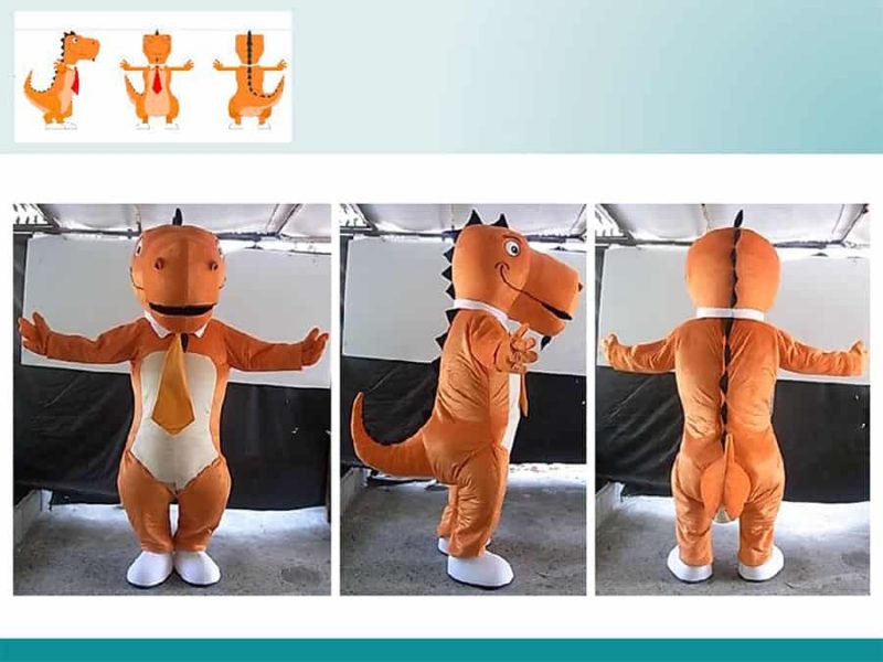 ORANGE-DINOSAUR